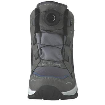 Mustang Schnür Boots in grau