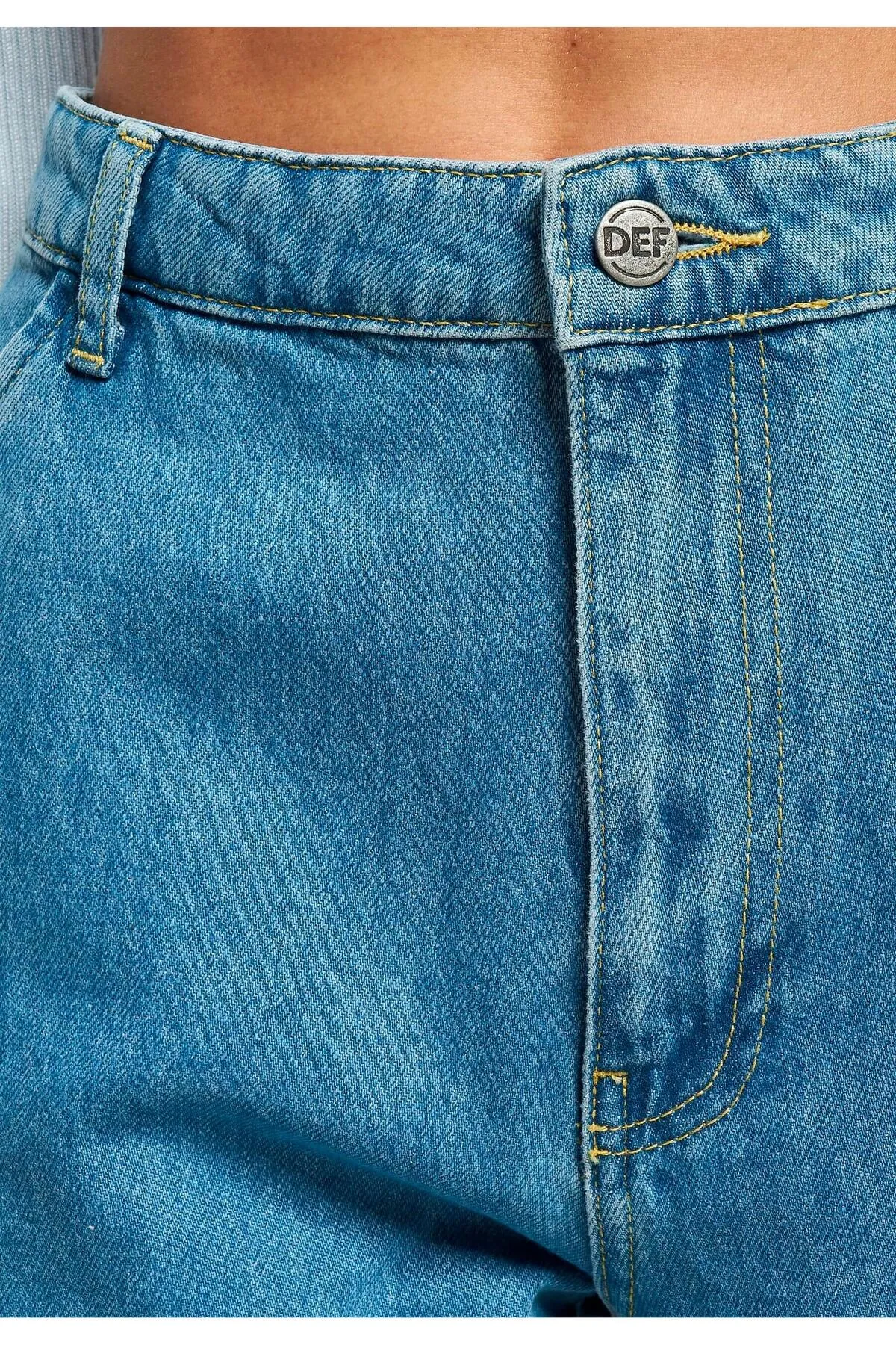 DEF  Damen DEF Cargohose Denim