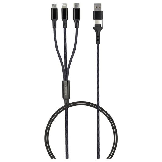 Καλώδιο φόρτισης φωτισμού SEDEA 3 σε 1 USB-C σε USB-C