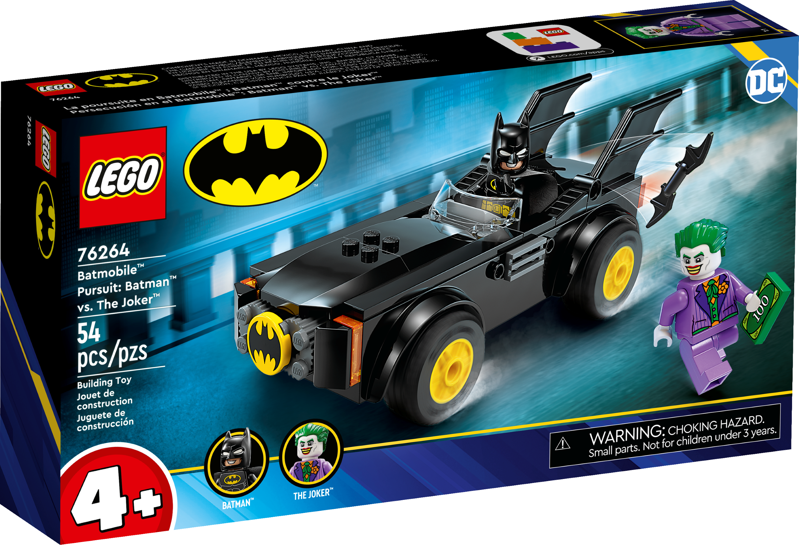 Verfolgungsjagd im Batmobile™: Batman™ vs. Joker™   76264