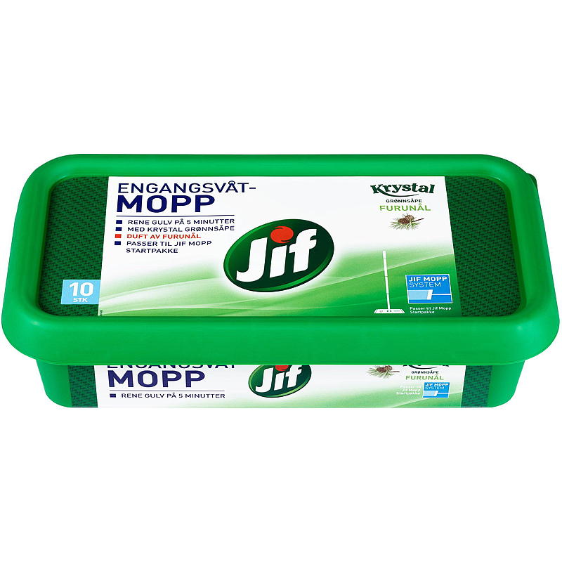 Jif Engangsmopp 10-pk Jif Krystal Furunål
