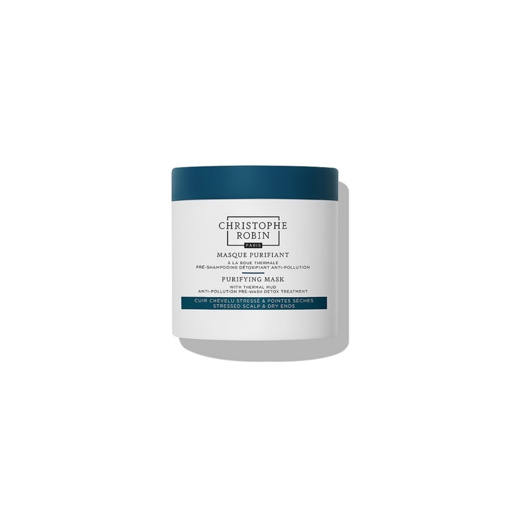 christophe robin Masque purifiant à la boue thermale Pré shampoing