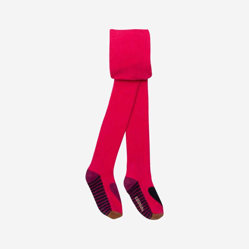 Collants bébé fille roses à coeurs Catimini