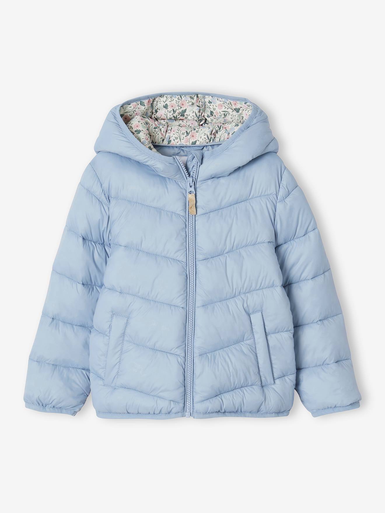 Vertbaudet Mädchen Light-Steppjacke mit Kapuze - blush