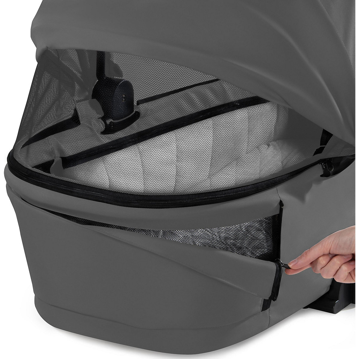 Kinderwagenaufsatz Walk N Care,  Dark Grey