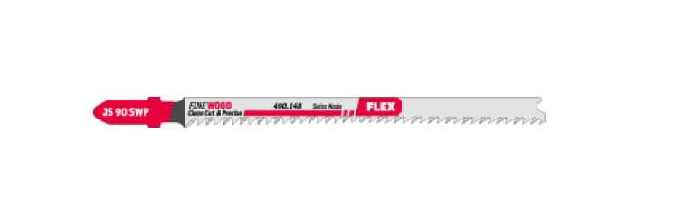 Flex-tools Tilbehør 490148 Stiksavklinge til træ JS 90 SWP 3 dele