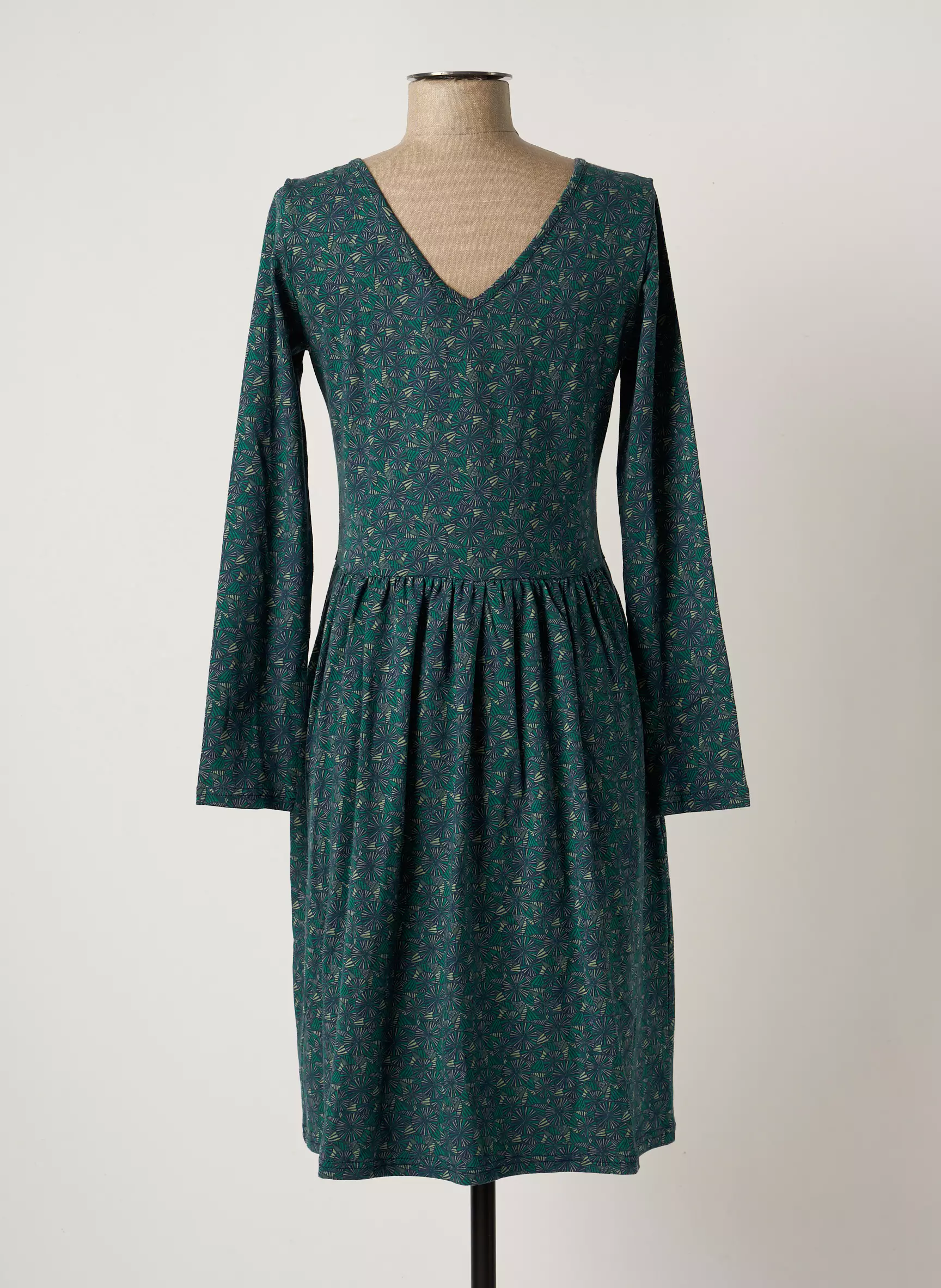 Tranquillo Robes Mi Longues Femme couleur vert