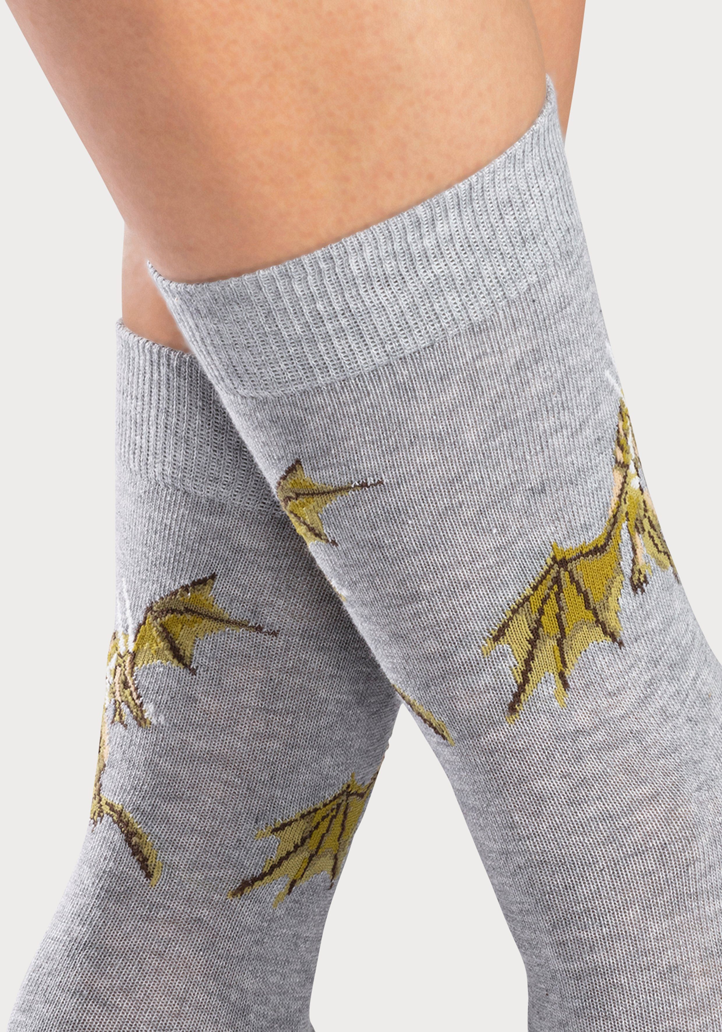 H.I.S Socken (5-Paar) mit unterschiedlichen Drachen Motiven