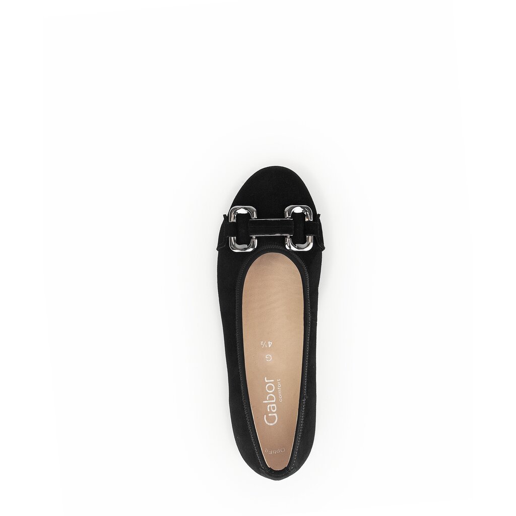 Gabor comfort Eleganter Ballerina schwarz