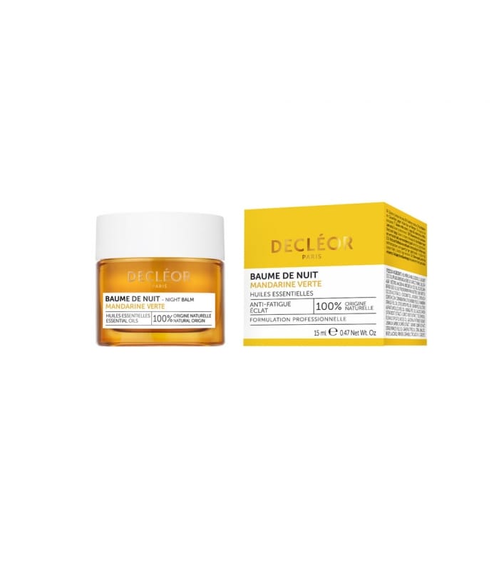 DECLÉOR-MANDARINE VERTE BAUME DE NUIT-Crème de Nuit Anti-rides Éclat