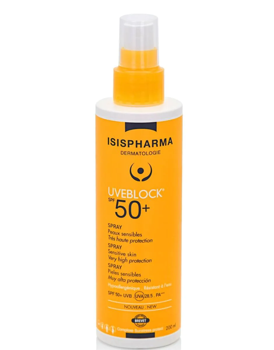 Isispharma Uveblock SPF50+ - Sprej vrlo visoke zaštite 200ml