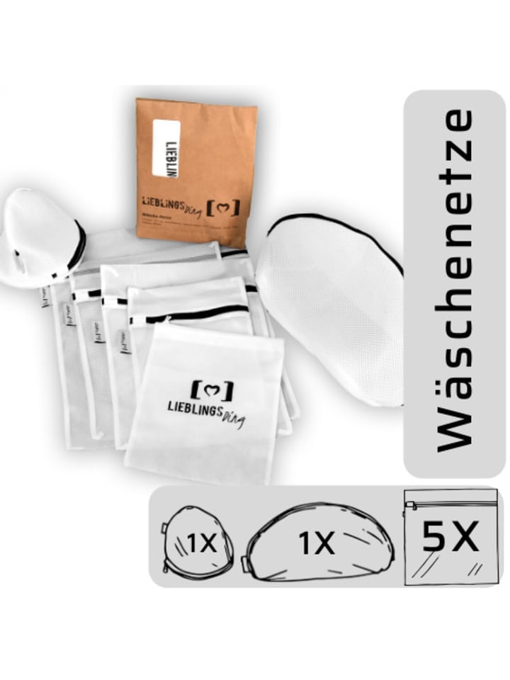 LIEBLINGS Ding Wäschenetz 7er Set LIEBLINGS Ding Wäschenetz in Weiß günstig kaufen 1
