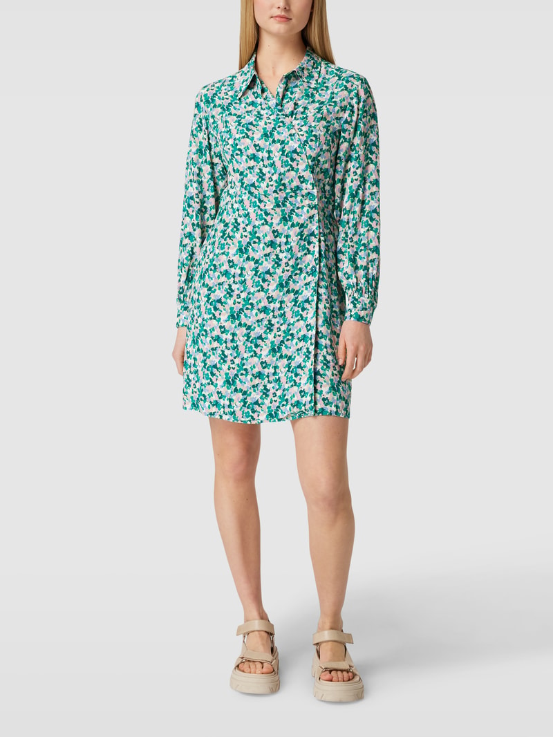 Jumpsuit mit floralem Muster in bottle