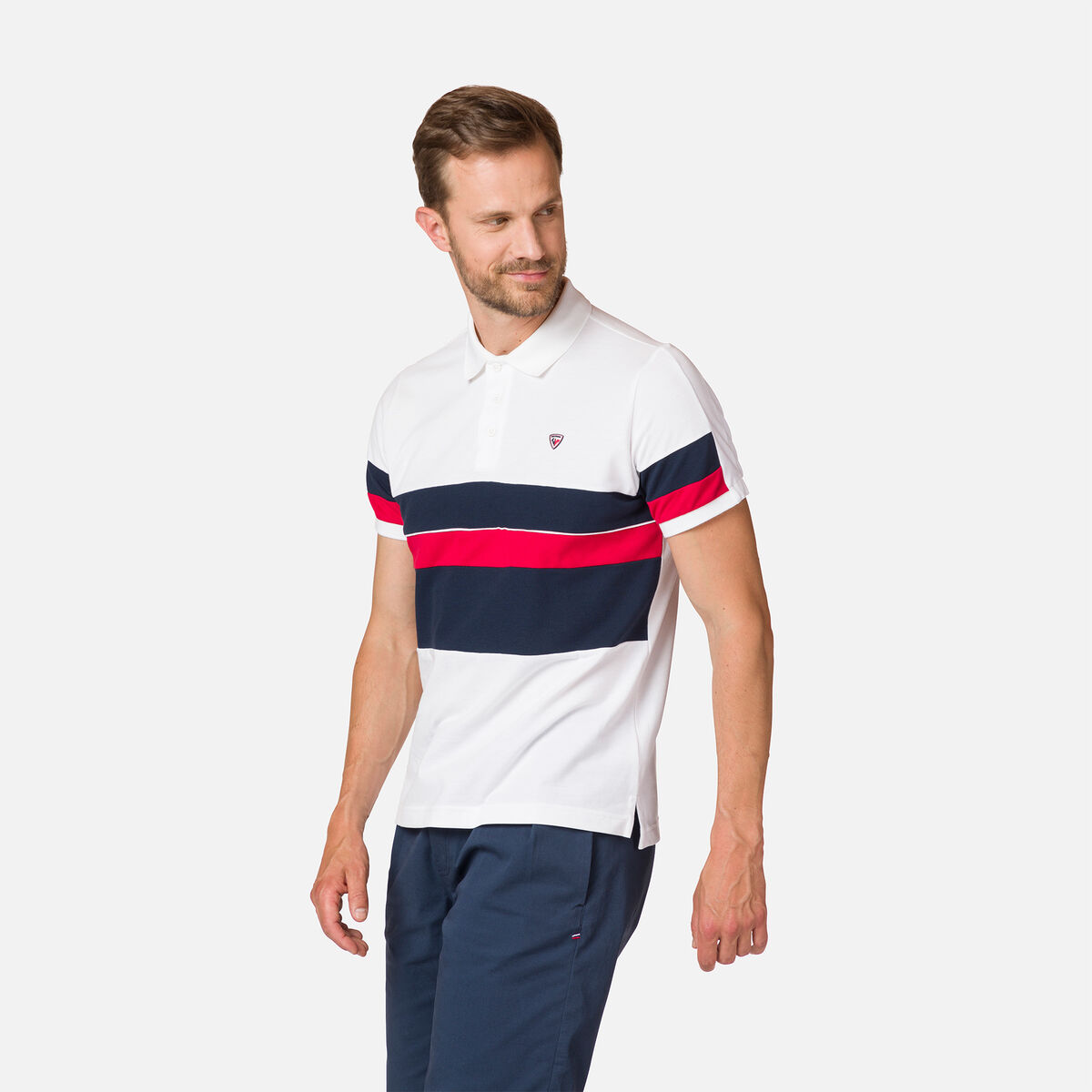 Polohemd mit Streifen für Herren