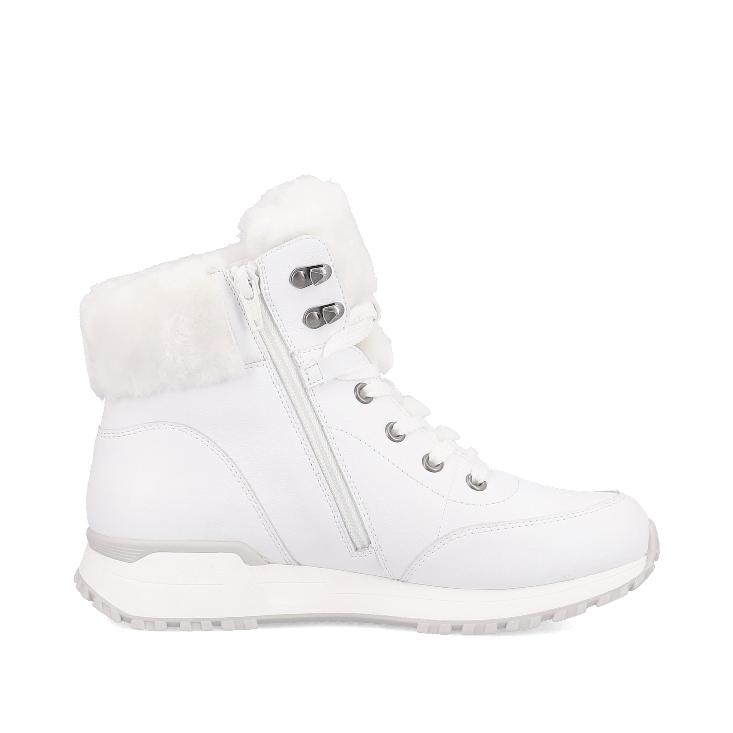 Rieker Damen Schnürstiefel crystal white