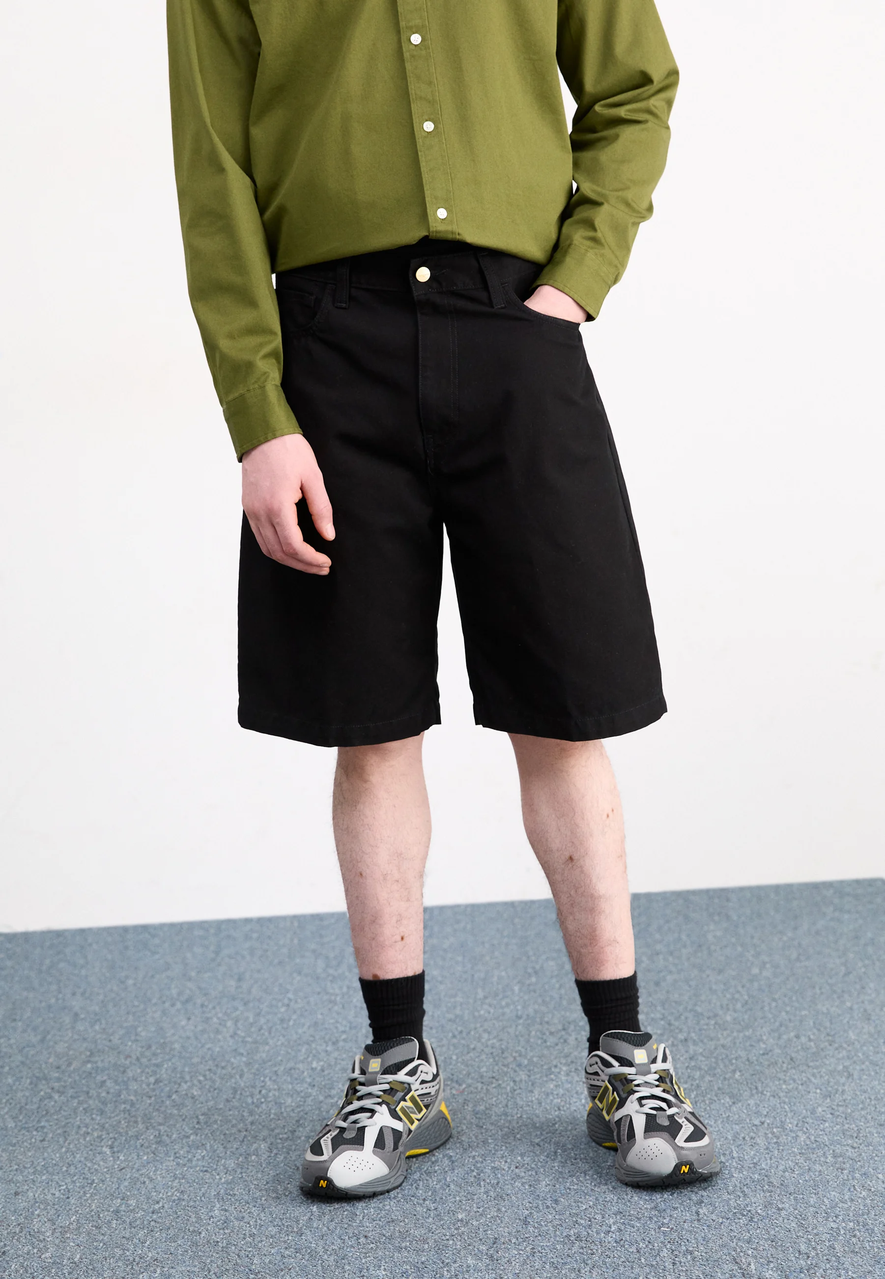 Carhartt WIP LANDON - Pantalones cortos vaqueros