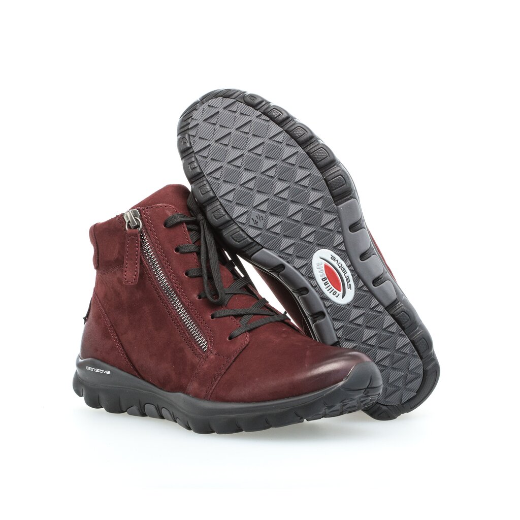 rollingsoft Schnürstiefelette rot