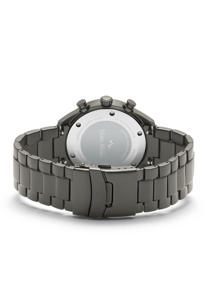 Mats Meier Chronograph Grand cornier in Grau günstig kaufen M