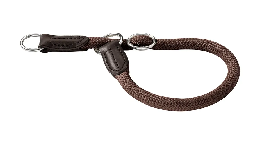 Hunter Hunde Dressurhalsung Freestyle, Farbe: braun, Maße:  40/ 0,8 cm