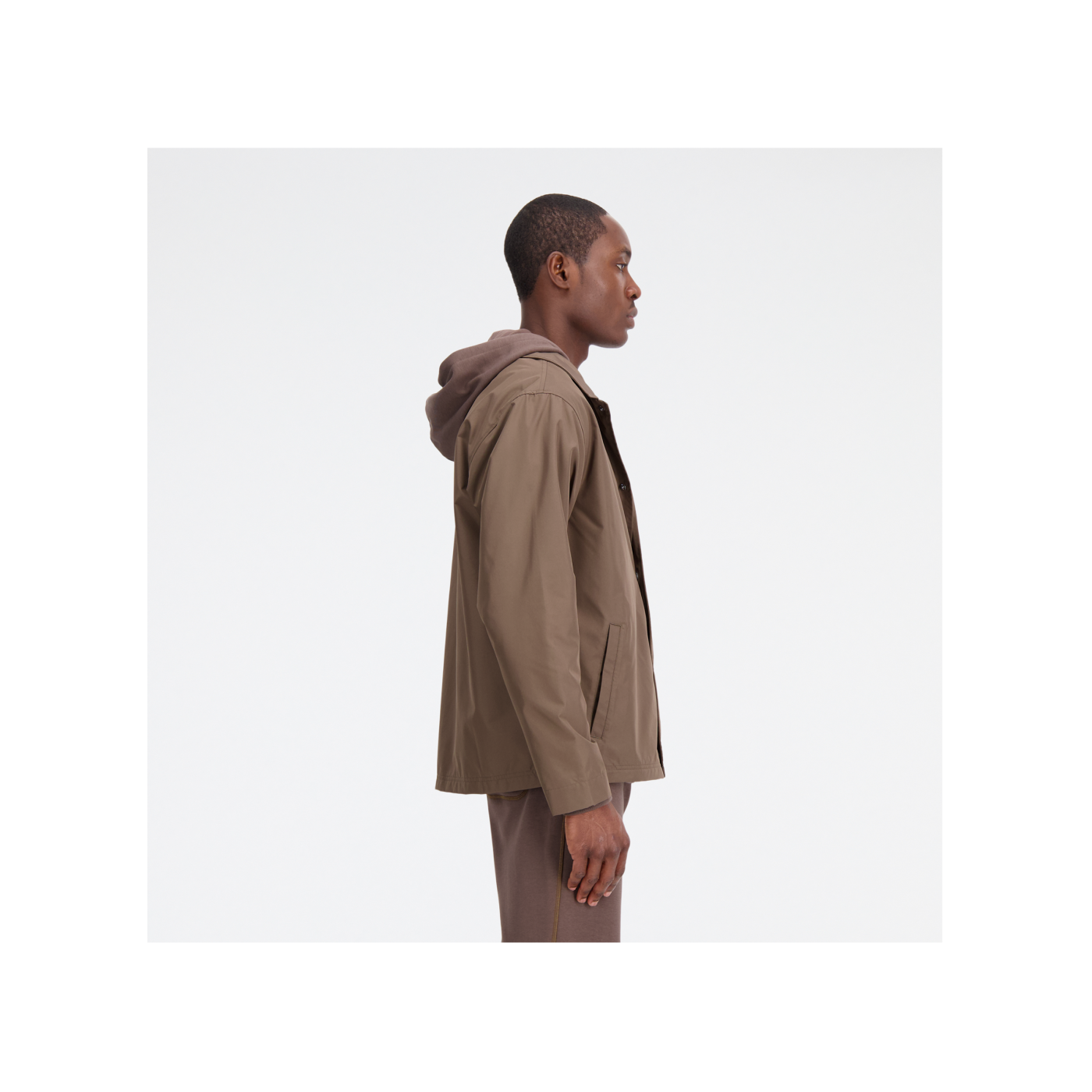 New Balance Essentials Coaches Jacke Schwarz F515