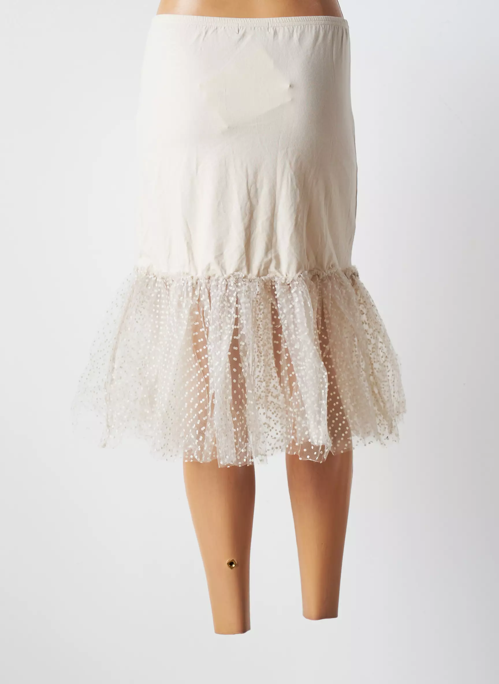 Mais Il Est Ou Le Soleil Jupons Fonds De Robe Femme couleur beige