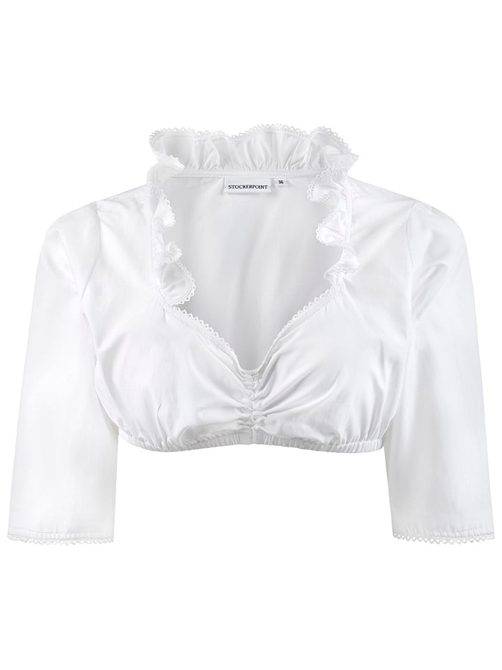 Stockerpoint Dirndlbluse in Weiß günstig kaufen