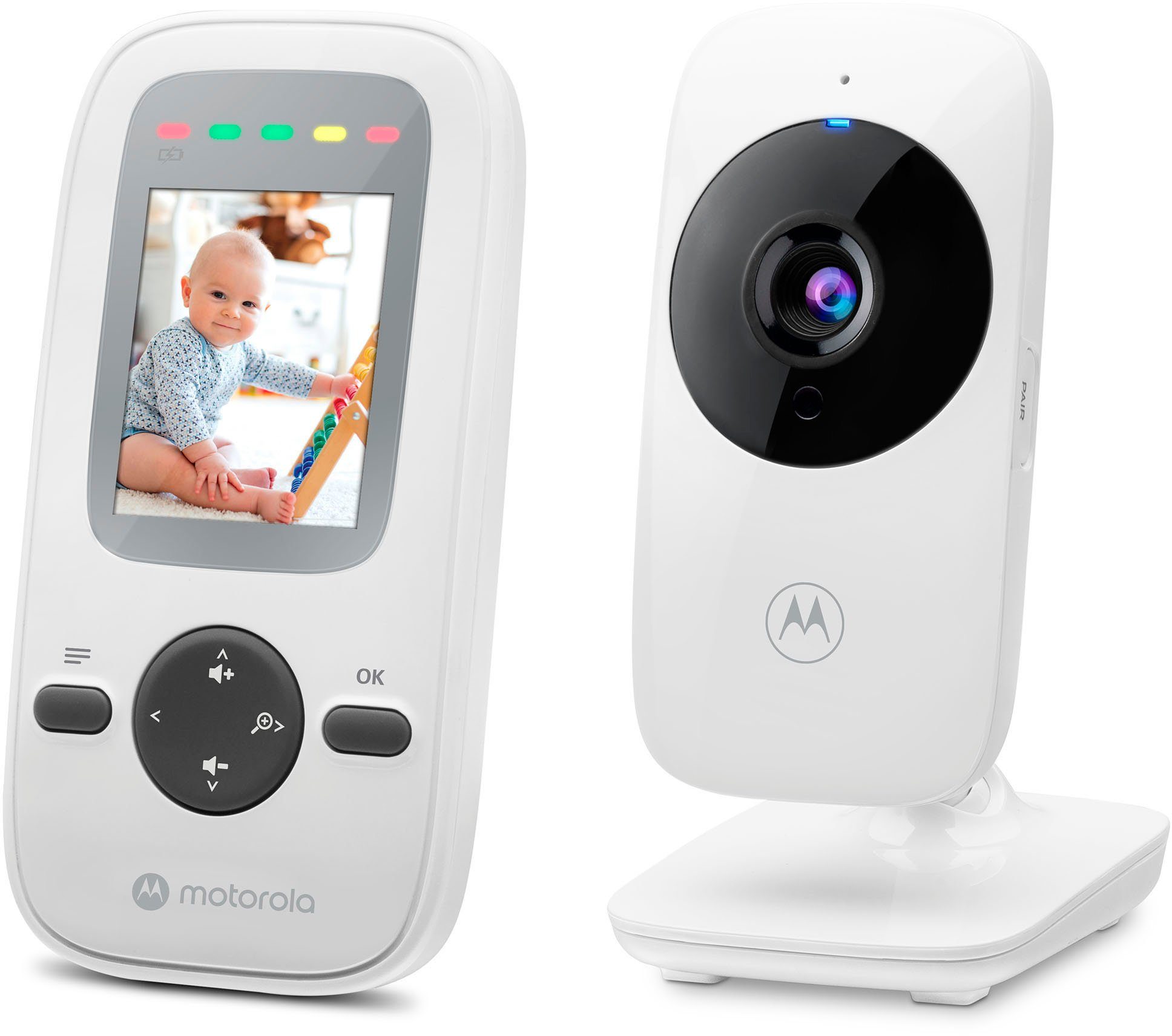 Motorola Babyphone Video Nursery VM481, 2-Zoll-Farbdisplay