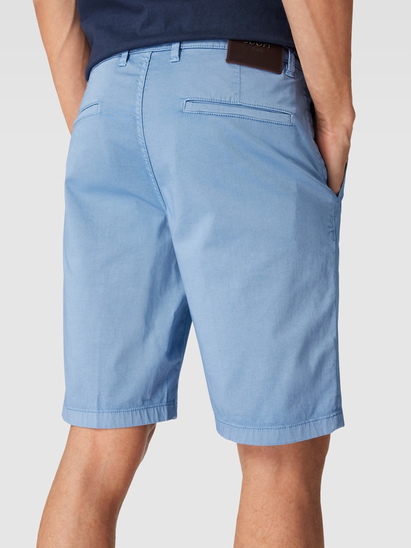 Bermudas mit Eingrifftaschen in blau