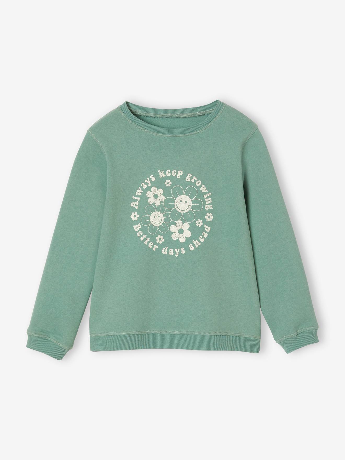 Sweat Basics motifs détails irisés fille prune