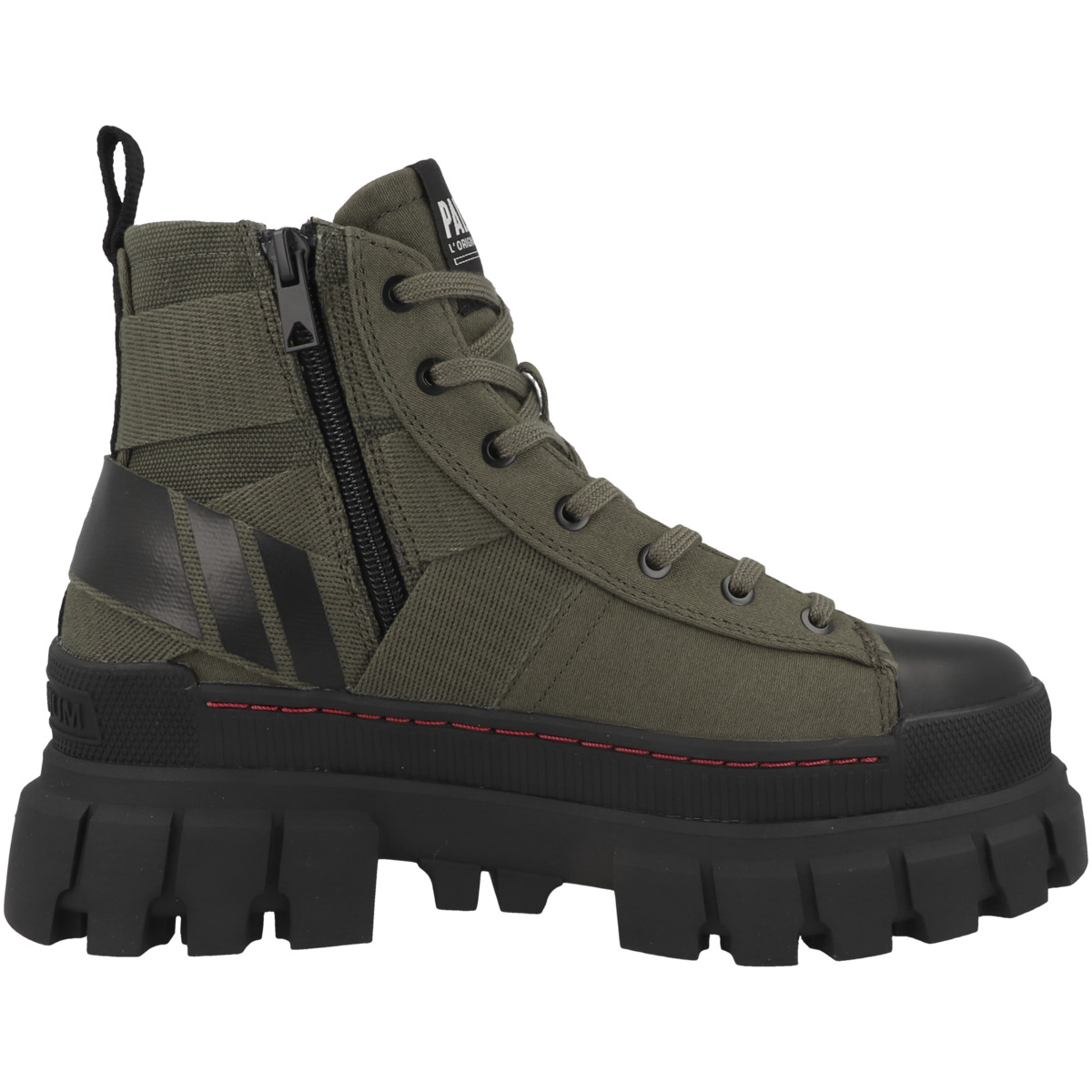 Palladium Revolt Hi Army Schnürboots dunkelgruen