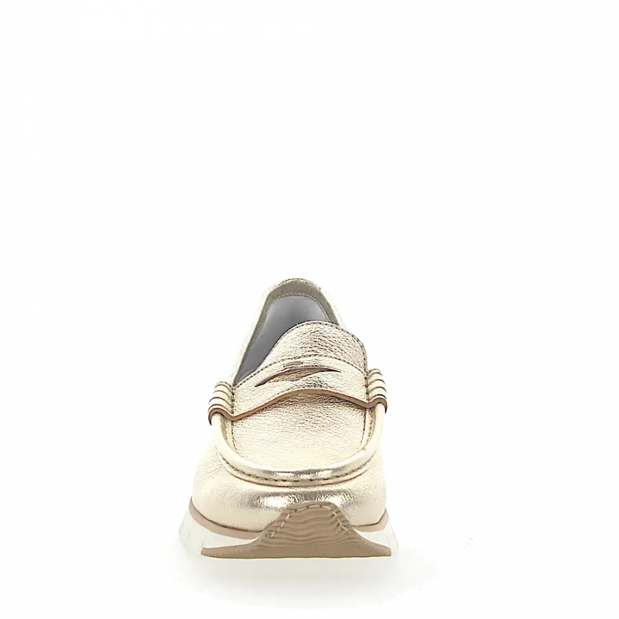 Santoni - Slipper Metallisch gold - gold