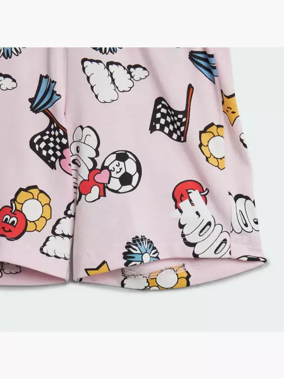 adidas Seasonal Essentials Fun Allover Print Kids Set