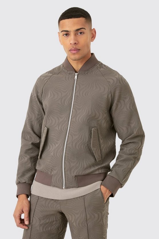 Strukturierte Bomberjacke