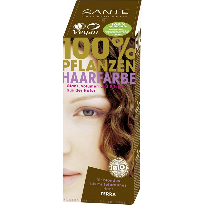100% Pflanzen-Haarfarbe-Pulver