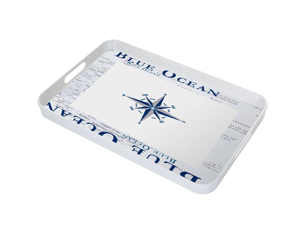 Brunner Blue ocean 29,5 x 40 cm Servierbrett