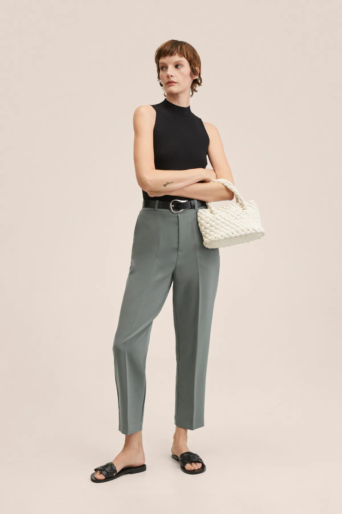 MANGO  27034760 Frau / Mädchen Petrolblau