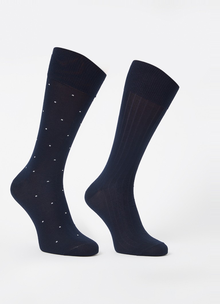 Reiss Graham printed socks in a 2-pack