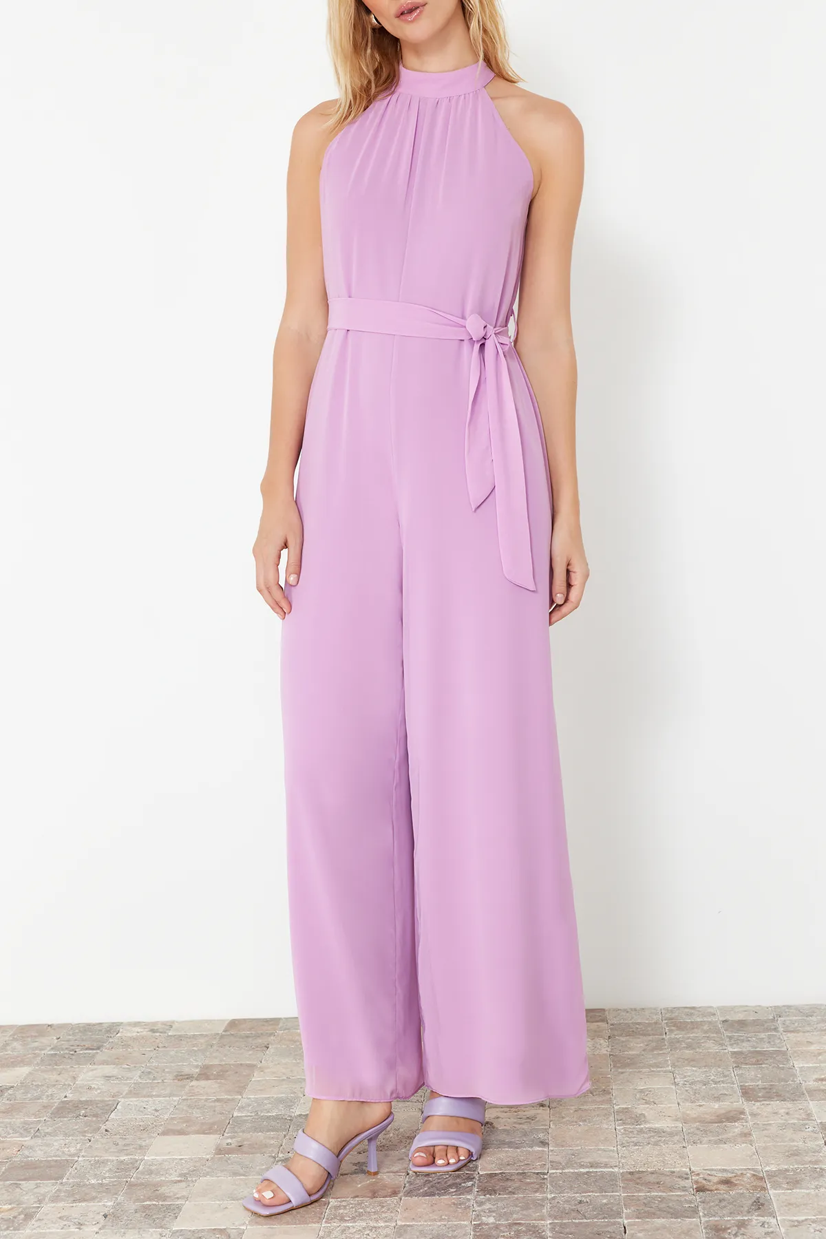 Trendyol Collection  Lilafarbener Overall TWOSS23TU00093