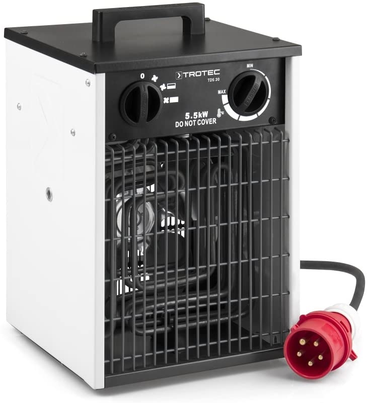 Calentador eléctrico Trotec 1410000017 TDS 30, 5,5 kW, 400 voltios