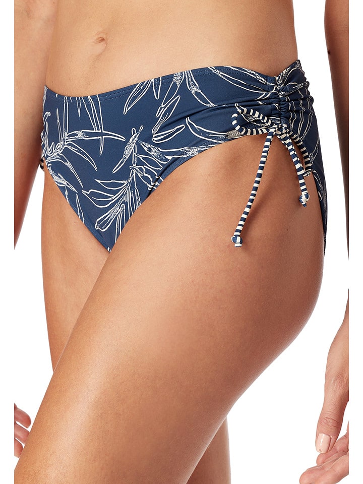 Schiesser Bikini in Dunkelblau/ Weiß günstig kaufen
