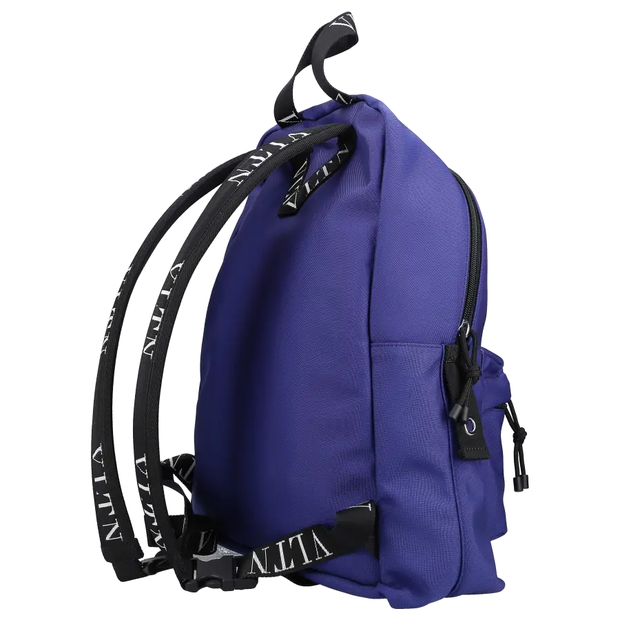Valentino Garavani - Rucksack VLTN Nylon - blau