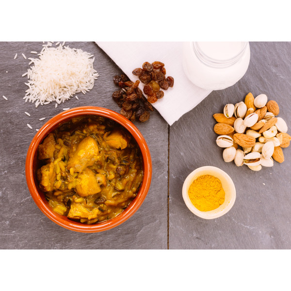 HÜHNCHEN MADRASM.LANGKORN-WILDREIS-SH - Outdoor Essen