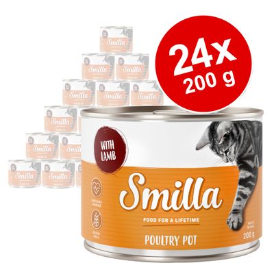 Sparpaket Smilla Geflügeltöpfchen 24 x 200g