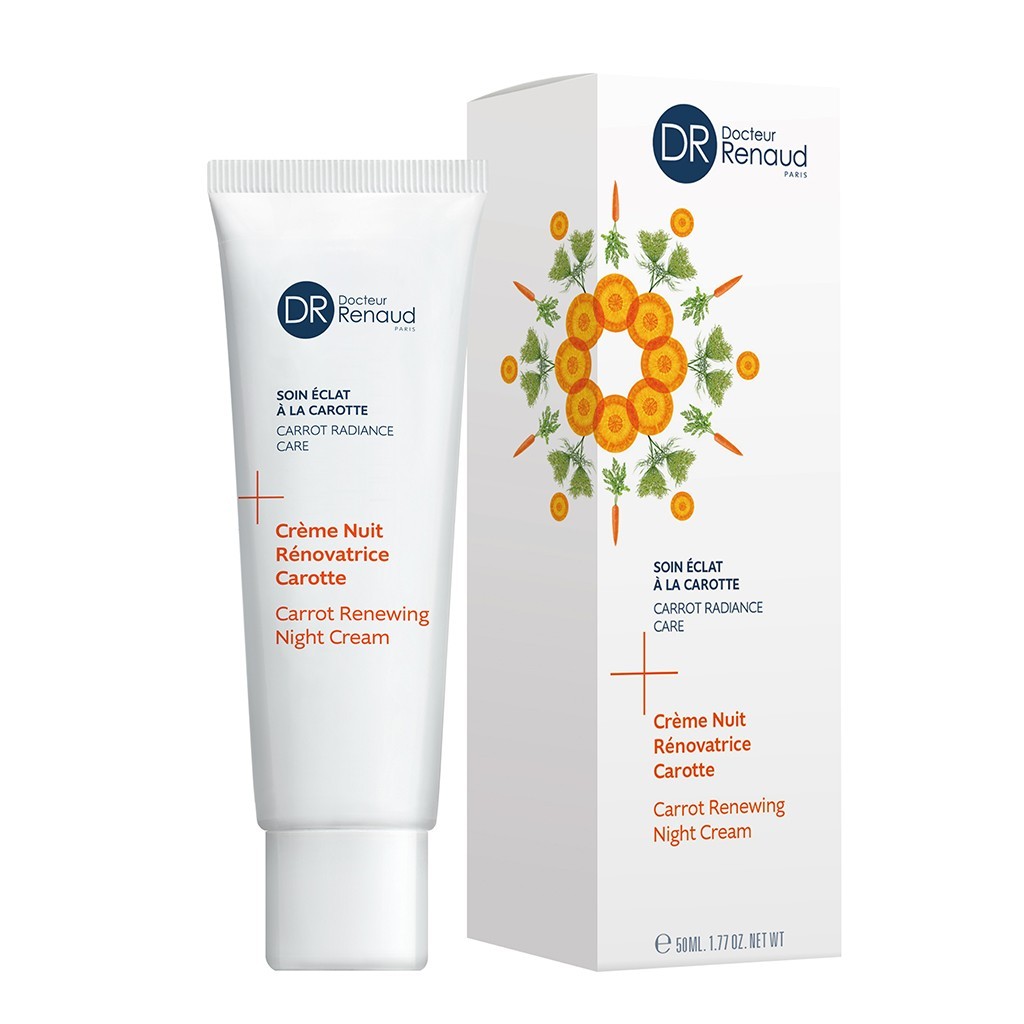 Crema de noche regeneradora de zanahoria del Dr. Renaud