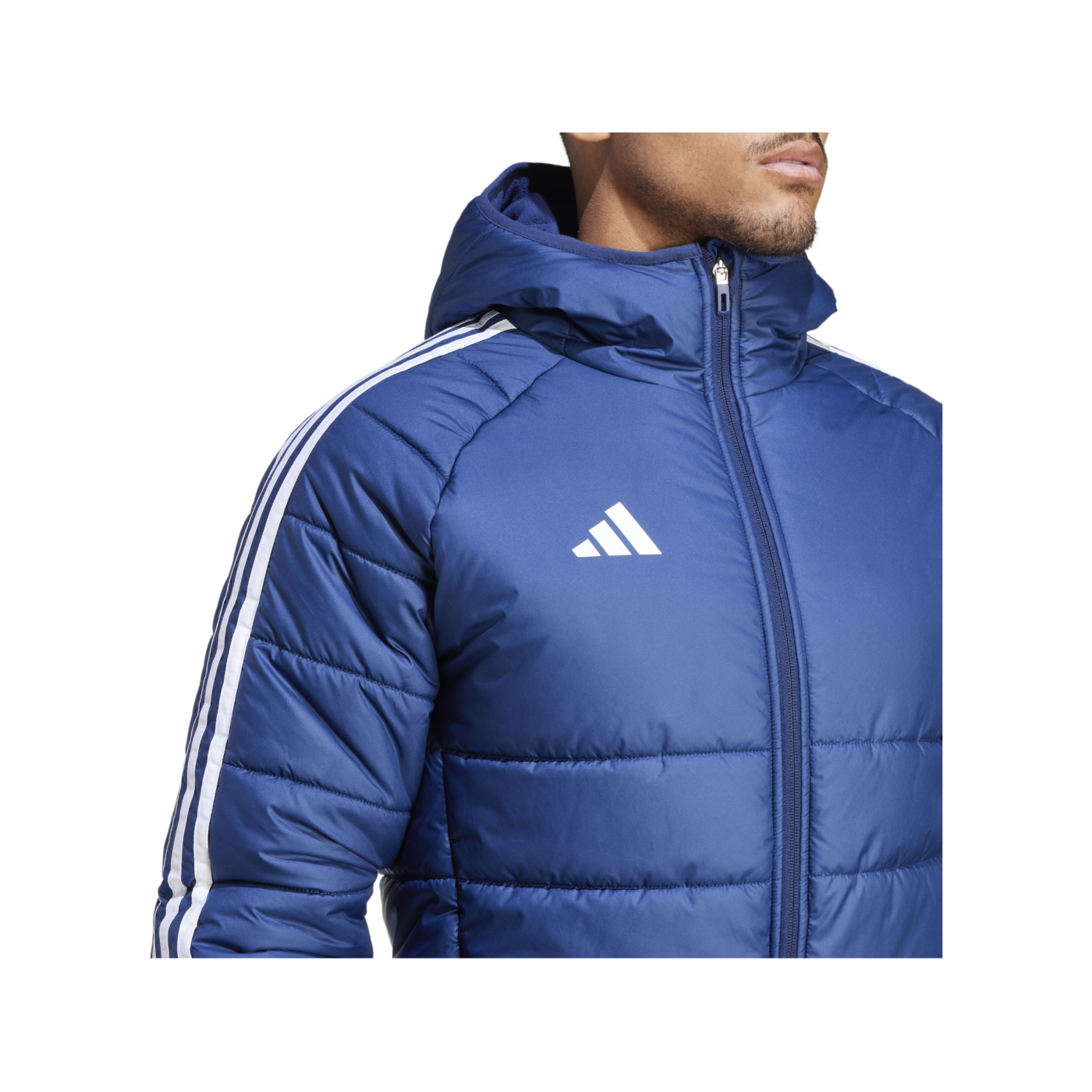 adidas Tiro 24 Winterjacke Blau Weiss