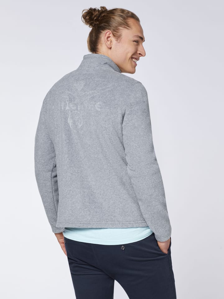 Chiemsee Fleece-Jacke in Grau günstig kaufen