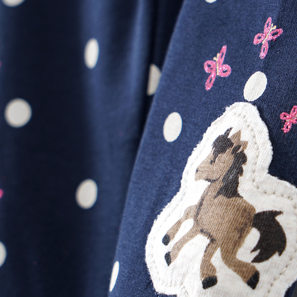 Baby Leggings mit Pferde-Applikation