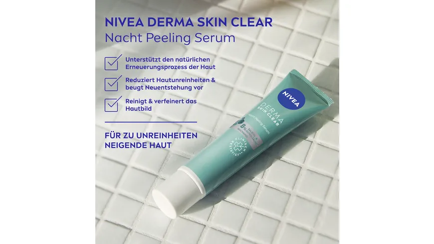 NIVEA Derma Skin Clear Nacht Peeling Serum 40 ml