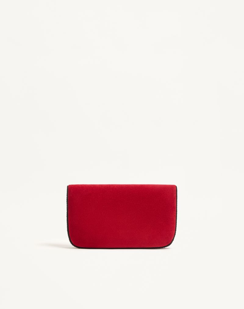 Bolsa de ombro Mini Sans Fin em camurça