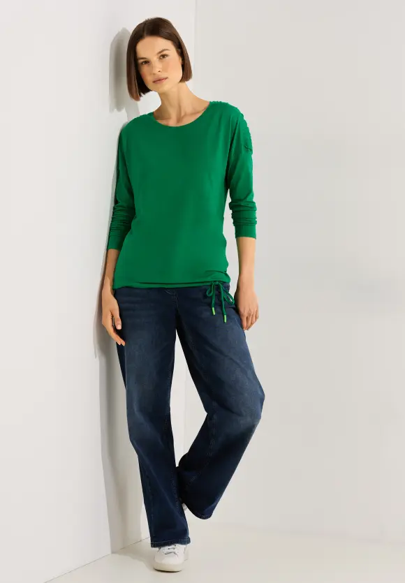 CECIL Shirt mit Smock Details